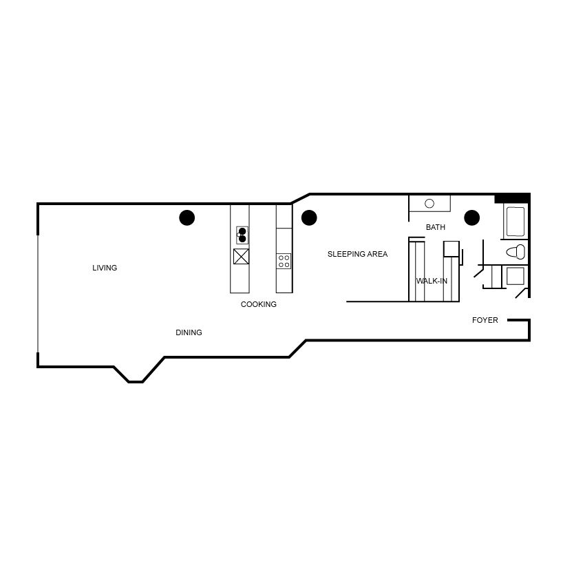 Floor plan layout diagram for ax5